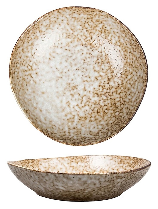 Салатник P.L. Proff Cuisine Brown Spider Silk JM2056 d 19,5 см h 4,5 см