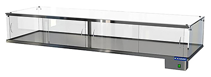 Витрина нейтральная КАМИК 2100х450х300(400) мм