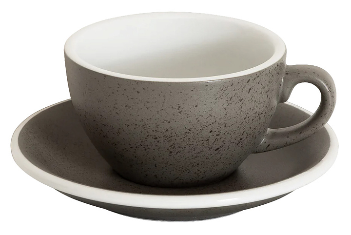 Кофейная пара Loveramics Egg Cappuccino C088-27BRE/C088-28BRE 200 мл, гранитный (granite)