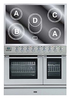 Духовка с варочной панелью ILVE PDFE-90-MP