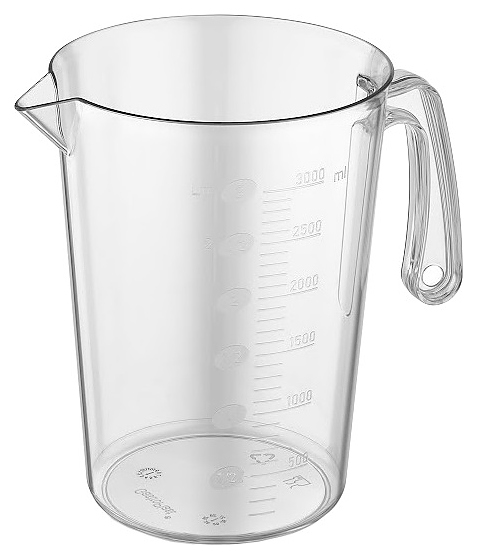 Кувшин мерный Gastroplast GMCP-3 3 л (полипропилен) прозрачный