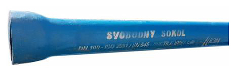 Труба раструбная Свободный Сокол ВЧШГ Тайтон Ду 150, 6 метров с ЦПП