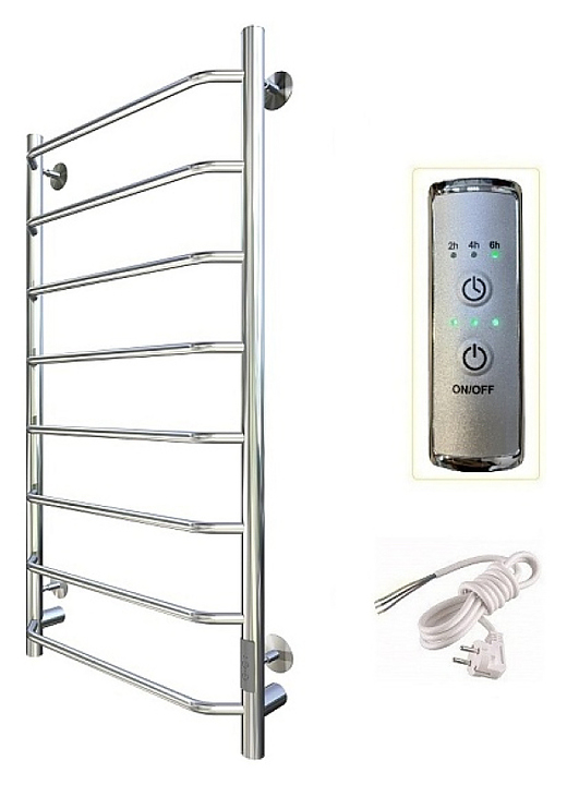 Полотенцесушитель электрический Тругор Пэк сп 6 100х50 см, хром