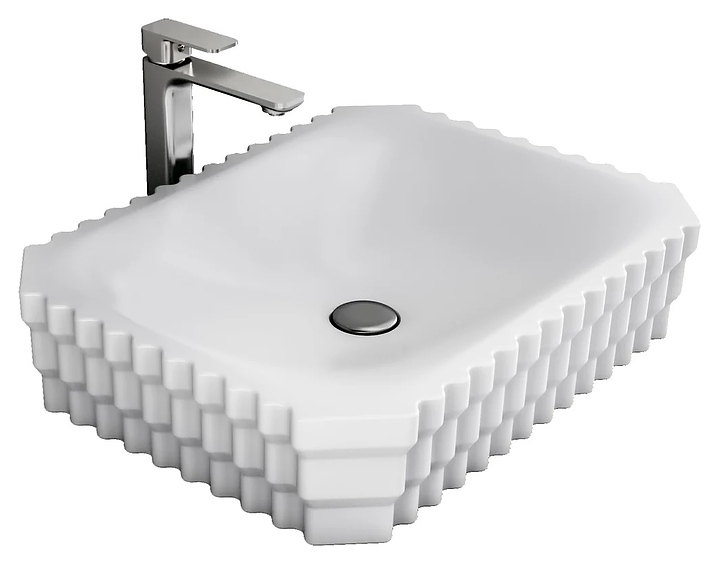 Раковина накладная Bien Shine SHLG06101FD0W3000 61х46,5 см