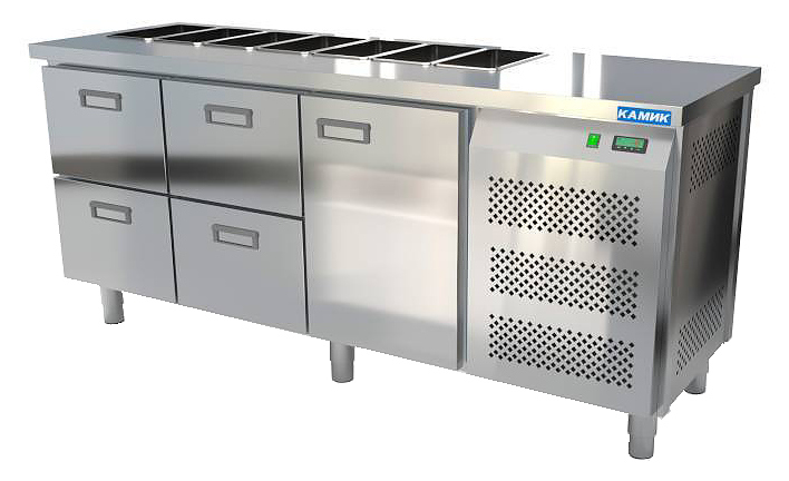 Стол холодильный для салатов КАМИК СОН-141566Н