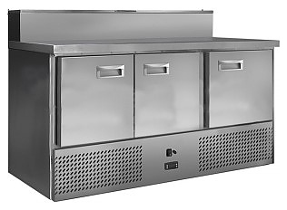 Стол холодильный для пиццы Finist СХСнпц-700-3 8 GN 1/3 (нижний холодильный агрегат)