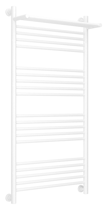 Полотенцесушитель водяной Сунержа Богема с полкой+ 120x60 см матовый белый