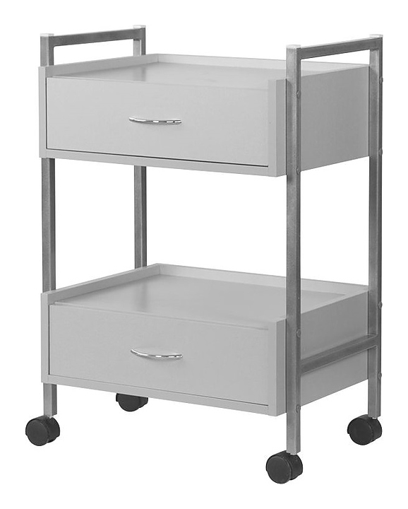 Тележка косметологическая МЭДИСОН МД-107 Silver