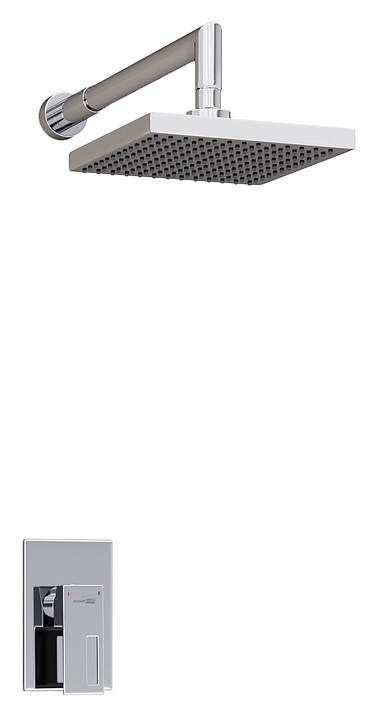 Комплект душевой встраиваемый Wasserkraft A12528 хром