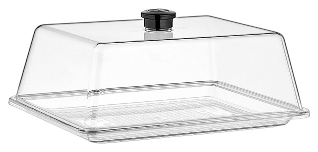 Крышка для подноса Gastroplast GF-16 27х21 см h=9 см (поликарбонат) прозрачная
