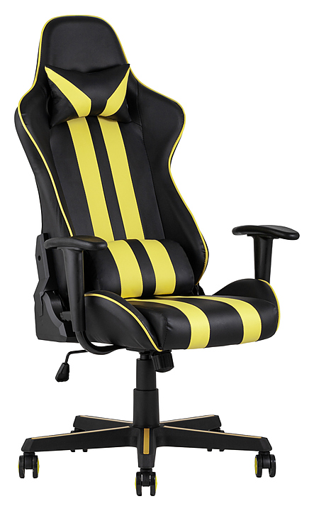 Кресло игровое TopChairs Camaro желтое