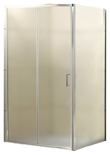 Уголок душевой BelBagno UNO-AH-1-100/80-P-Cr 100x80x185 см, рифлёное стекло