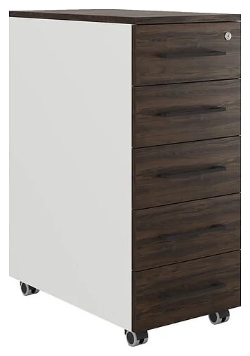 Тумба мобильная КОБОР TМ5-40/60 white/charlston