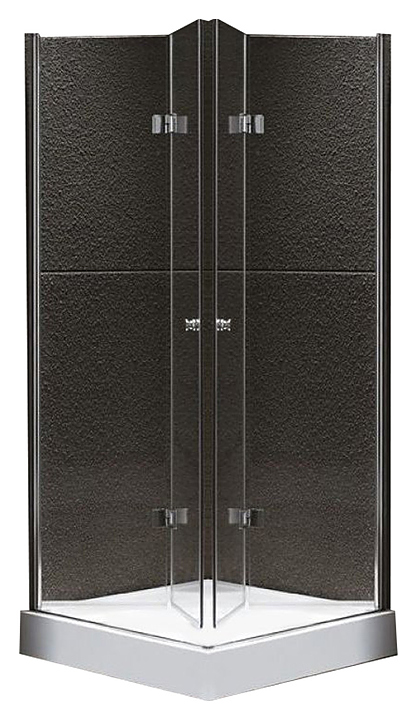 Уголок душевой CEZARES ELENA-W-ASH-2-80/90-C-Cr 80х90х195 см