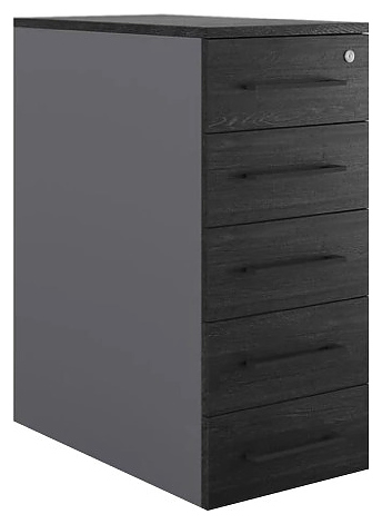 Тумба приставная КОБОР TS5-40/60 graphite/wood