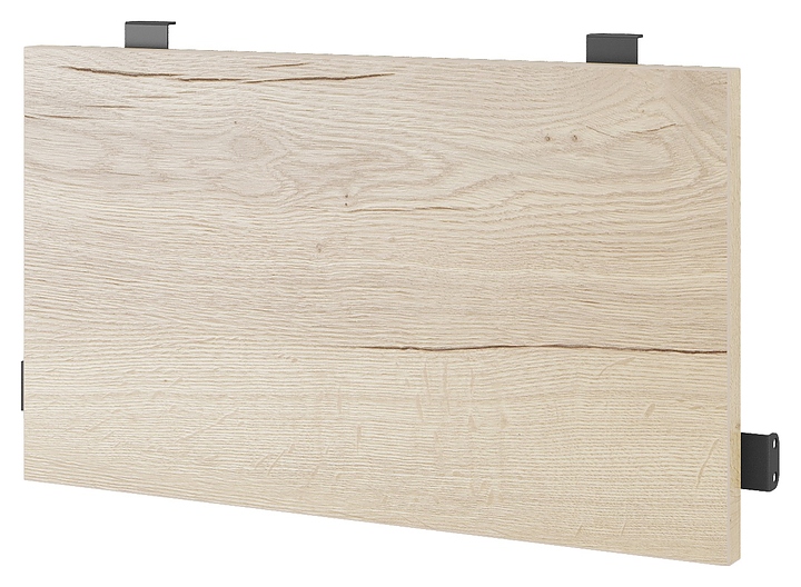 Нижний боковой подвесной экран КОБОР EN2-180 black/natural (ЛДСП)