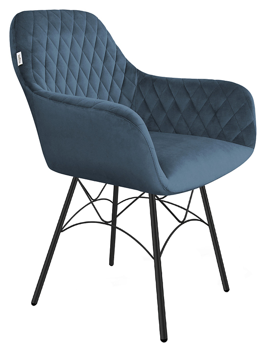 Стул Sheffilton SHT-ST38/S107 тихий океан / черный муар