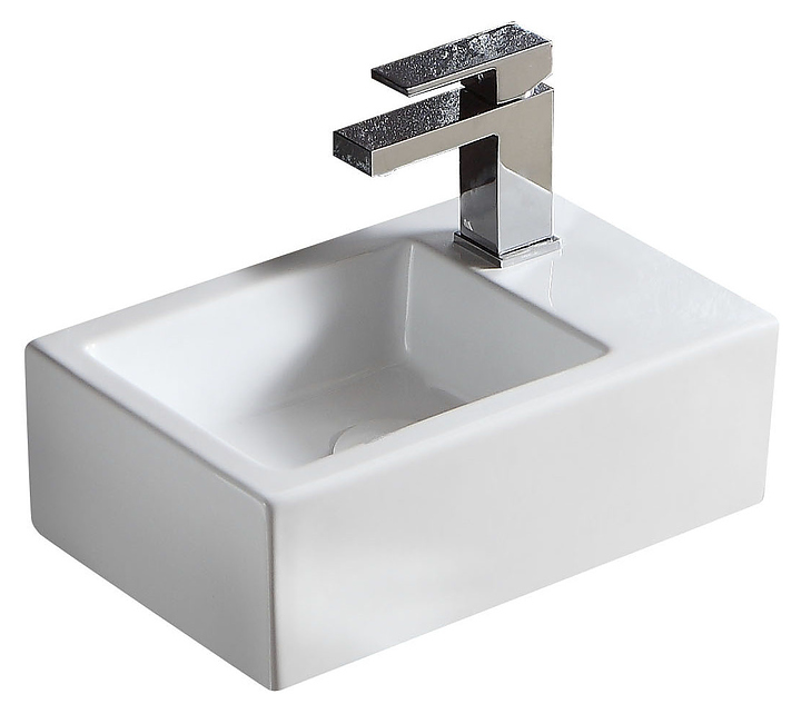 Раковина подвесная Azario AZ4331 37х23,5х12,5 см, фаянс