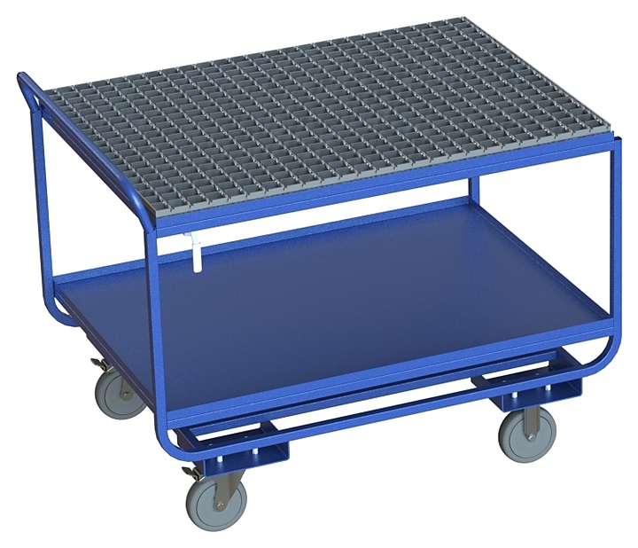 Тележка платформенная MetallCart SY9 с решетчатым настилом