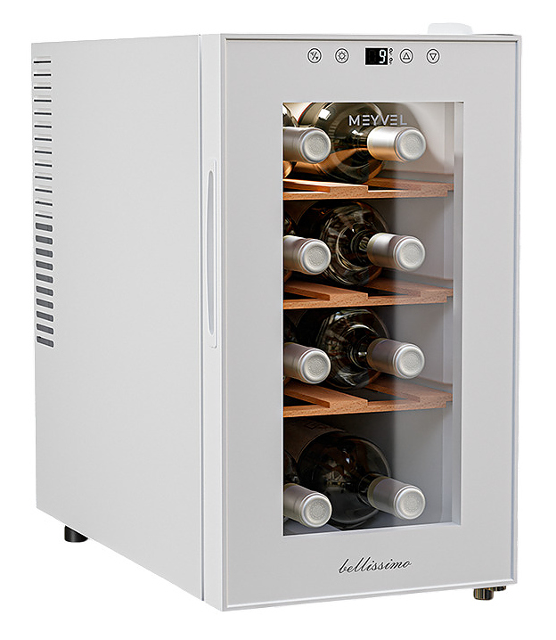 Винный шкаф MEYVEL MV08-TWF1-Next 16 л 260х495х480 мм белый