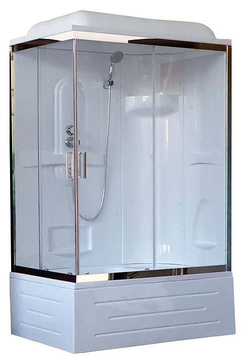 Душевая кабина Royal Bath RB8120BP1-T-CH-R правая 120х80 см