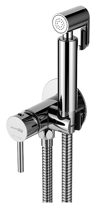 Душ гигиенический встраиваемый Wasserkraft A70138 хром