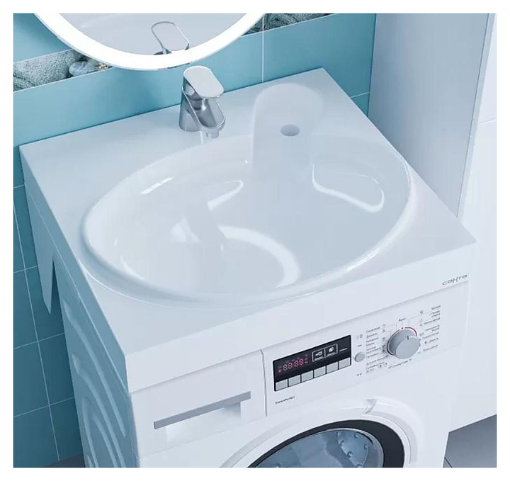 Раковина СаНта Сатурн 60х55 см, мрамор