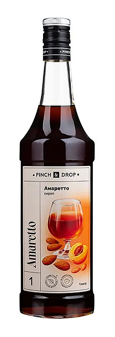 Сироп Pinch&Drop 05034506 Амаретто 1 л (бутылка стекло)