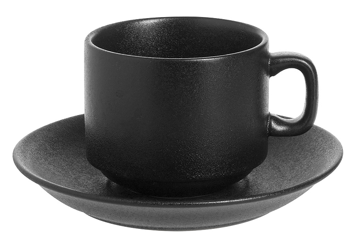 Чайная пара Китай Corone Bushido 24072,24073 225 мл, черный