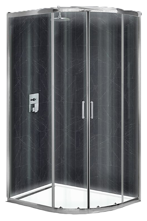 Уголок душевой BelBagno UNO-195-RH-2-120/90-C-Cr 120x90x195 см, прозрачное стекло