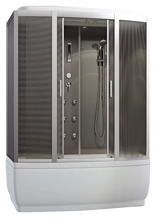 Душевая кабина ARCUS AS-126 N 170x85x220 см, высокий поддон, гидромассаж спины