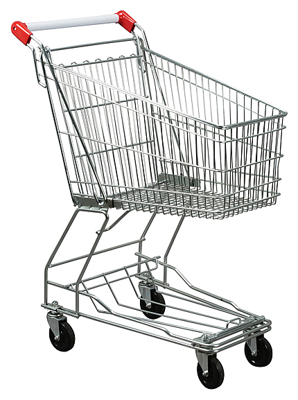 Тележка покупательская EKSI ESX-80 TPR красная