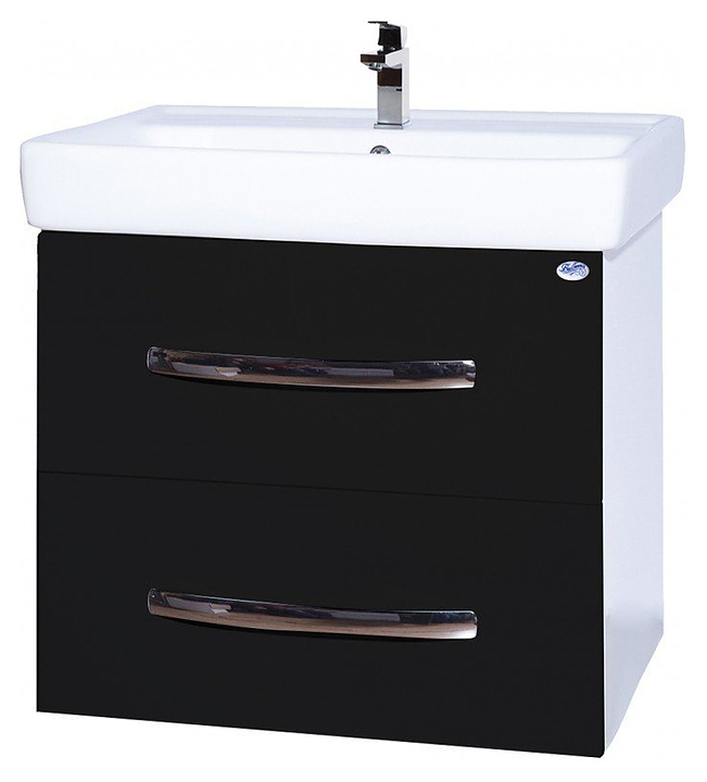 Тумба Bellezza Рокко 60 подвесная, под раковину Dreja Q 60, черная