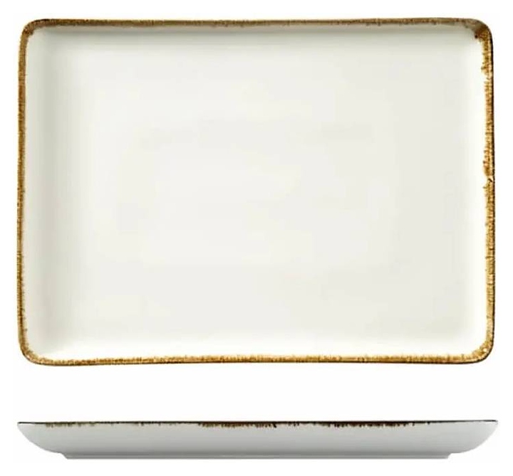 Тарелка прямоугольная Kutahya Atlantis BNTAN27x20DU801R14 270х200 мм