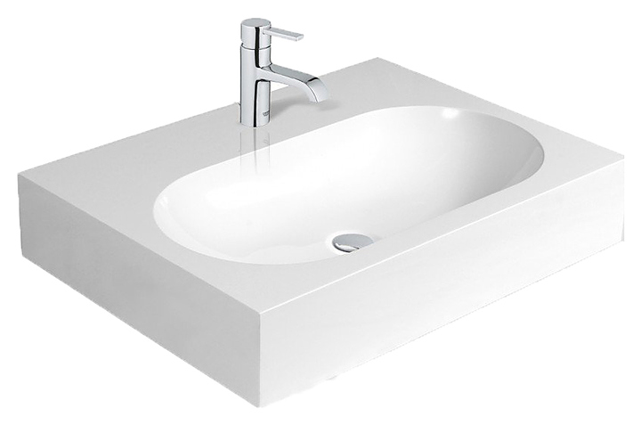 Раковина ЭСТЕТ Ника 61 ФР-00000795 61х45х10,5 см, литьевой мрамор