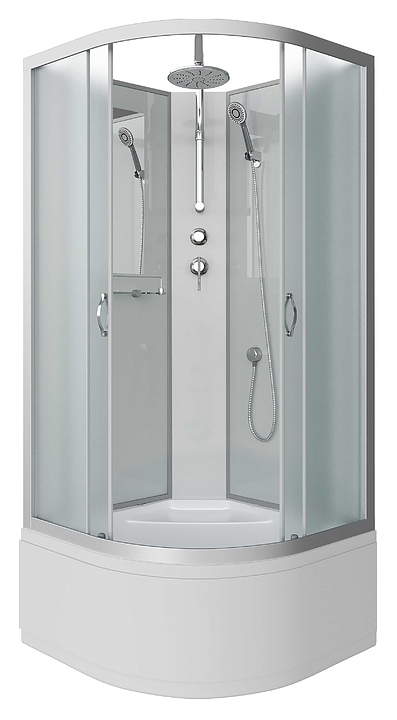 Кабина душевая Niagara NG-2308-14BKT 90х90х210 см