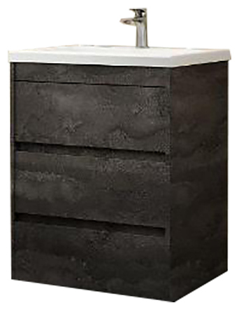 Тумба под раковину Art&Max Family-M-580-3C-PIA-IS 58 см, железный камень