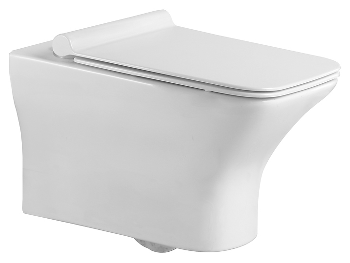 Унитаз подвесной с крышкой-сиденьем Agger AT02100