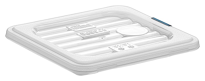 Крышка для гастроемкости Gastroplast GNPPL-16 GN 1/6 (176х162 мм) полипропилен прозрачная