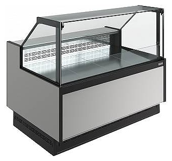 Витрина холодильная Carboma Bavaria 4 GC110 VM 0,94-1 версия 2.0 9006-9005 (без боковин)