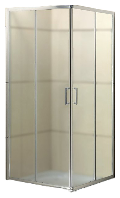 Уголок душевой BelBagno UNO-195-A-2-90-P-Cr 90x90x195 см, рифлёное стекло