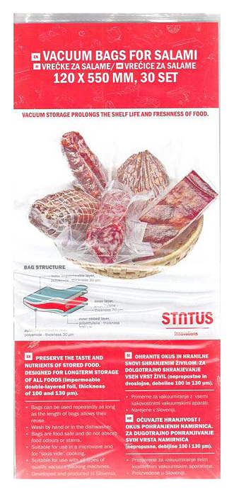 Пакеты вакуумные Status VB 12*55-30 (с уценкой)