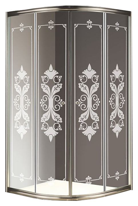 Уголок душевой CEZARES GIUBILEO-R-2-100-SCORREVOLE-CP-St 100х100х195 см