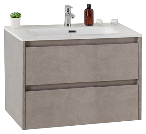 Тумба под раковину BelBagno KRAFT 39-700/390-2C-SO-PG серый камень