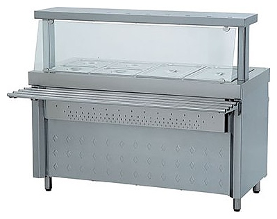 Мармит ATESY Белла-Нева-2004 (для вторых блюд, l=1500 мм, без гастроемкостей)