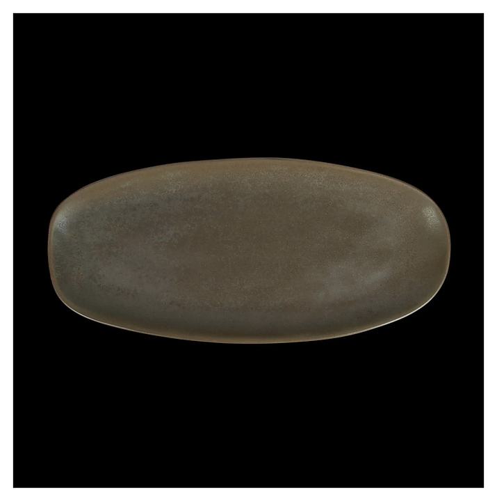 Блюдо овальное Corone Luminare HS103035 268х123 мм серое