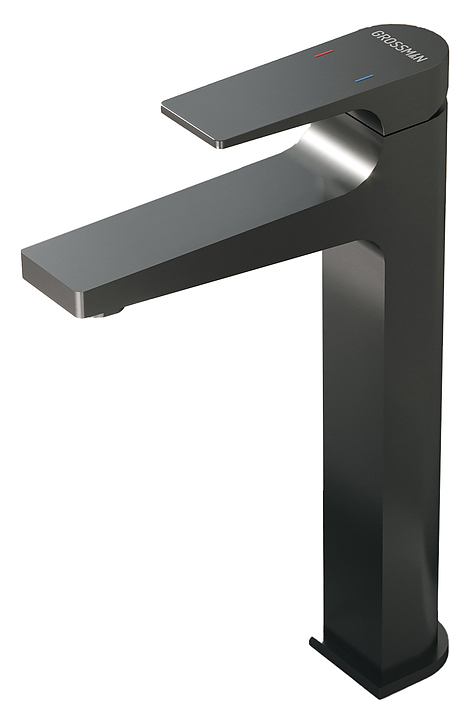 Смеситель для раковины Grossman Classic 520.K35.04.420 графит сатиновый