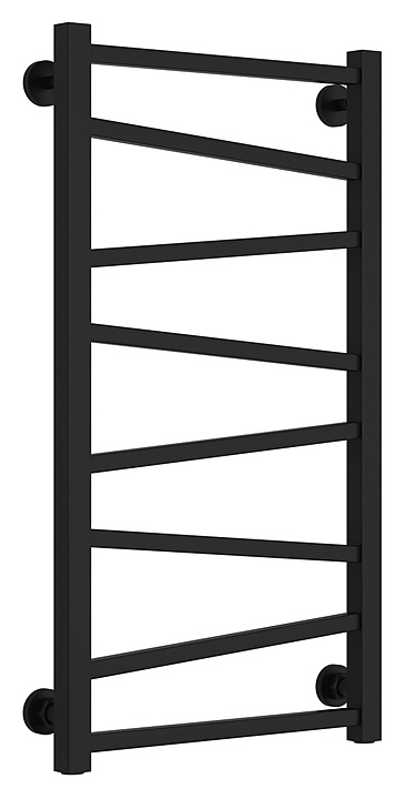 Полотенцесушитель водяной Сунержа Сирокко 80x40 см матовый черный
