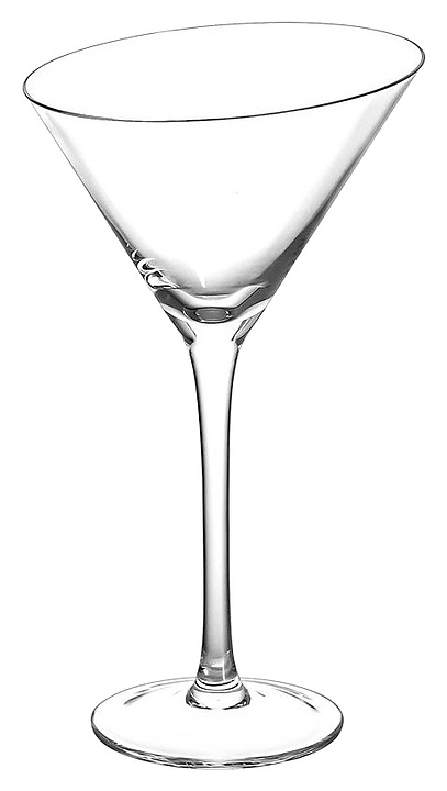 Бокал для мартини MGline Space 190 мл d=113 мм h=197 мм (хрустальное стекло)