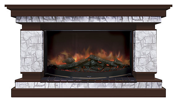 Камин Glenrich Лорд R 86 Старый город №6 дуб 46